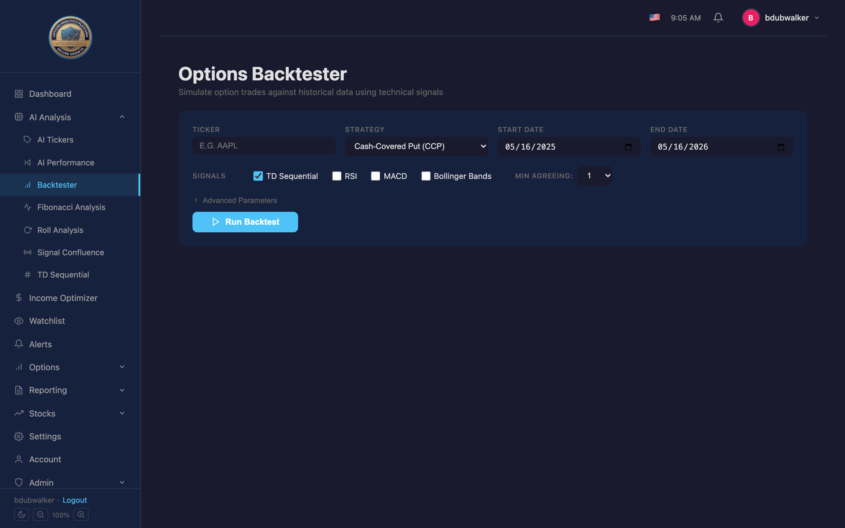 Backtester