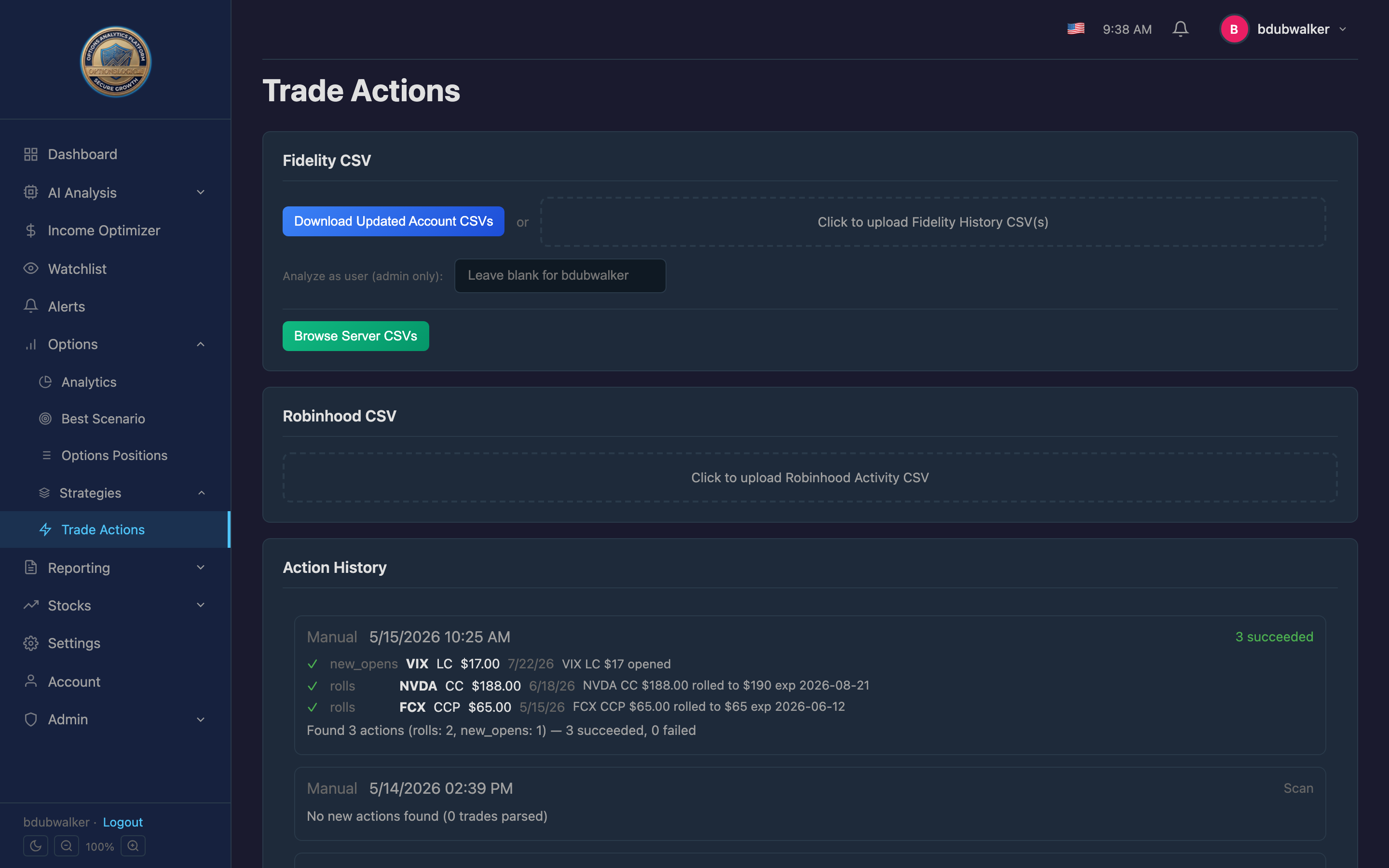 Import Fidelity CSV